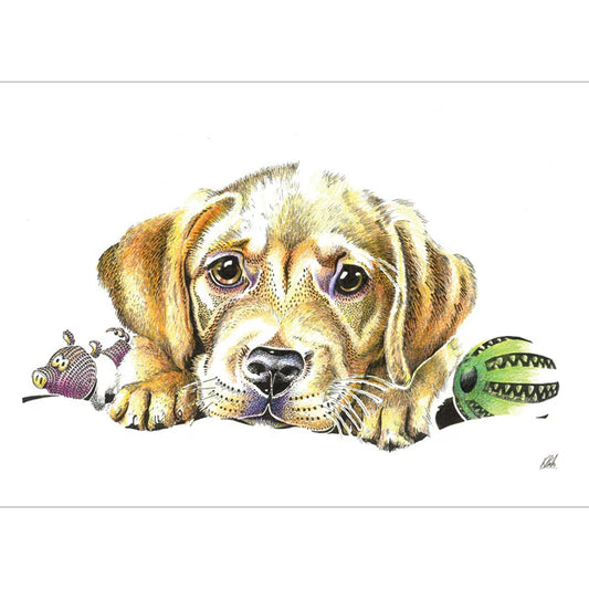 Puppylove Greeting Card