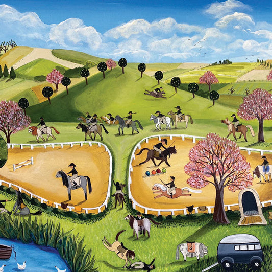 Ponies Greeting Card