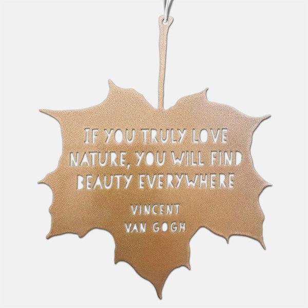 Leaf Quote If you Truly Love