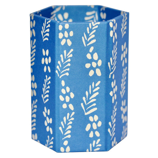 Blue Necktie Pencil Pot