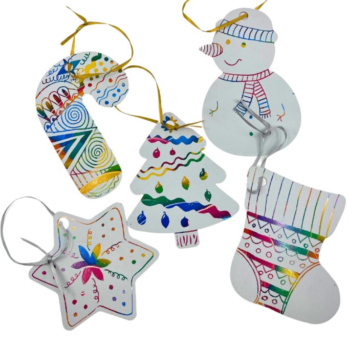 Christmas Scratch Art