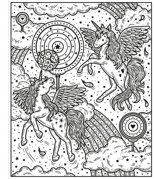 Unicorn Magic Painting Book
