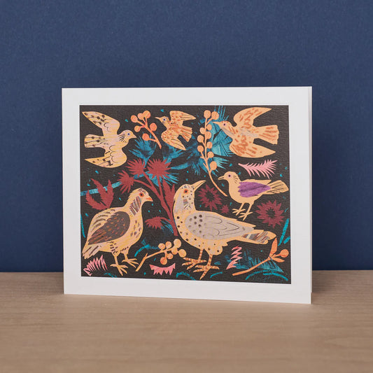 Advent Birds Greeting Card