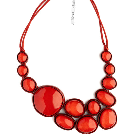 Red Persephone Necklace by Prue Leith
