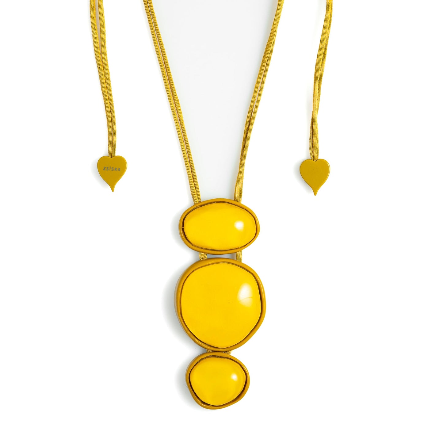 Three Bead Persephone Pendant by Prue Leith