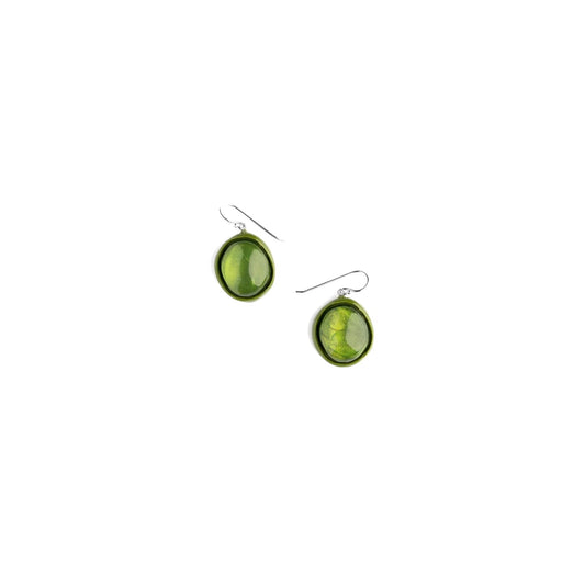 Persephone Hook Earrings Green