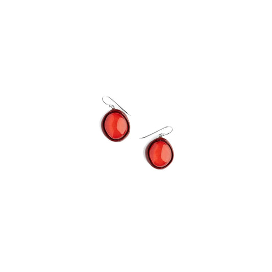 Persephone Hook Earrings Red