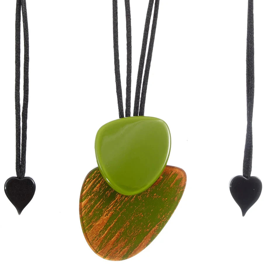 Horizon Green Necklace Small by Prue Leith