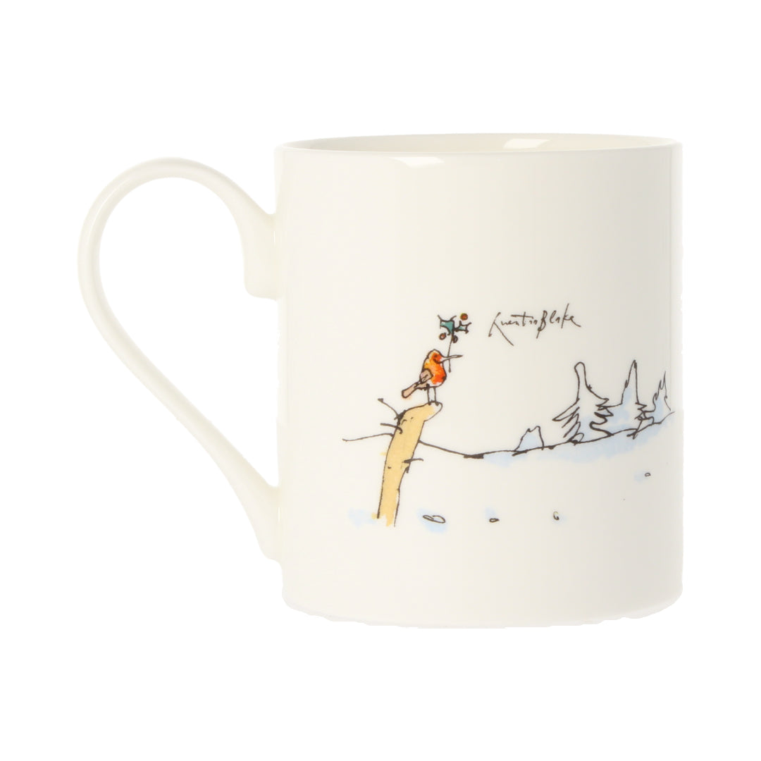 Horse, Robin & Holly Mug by Quentin Blake