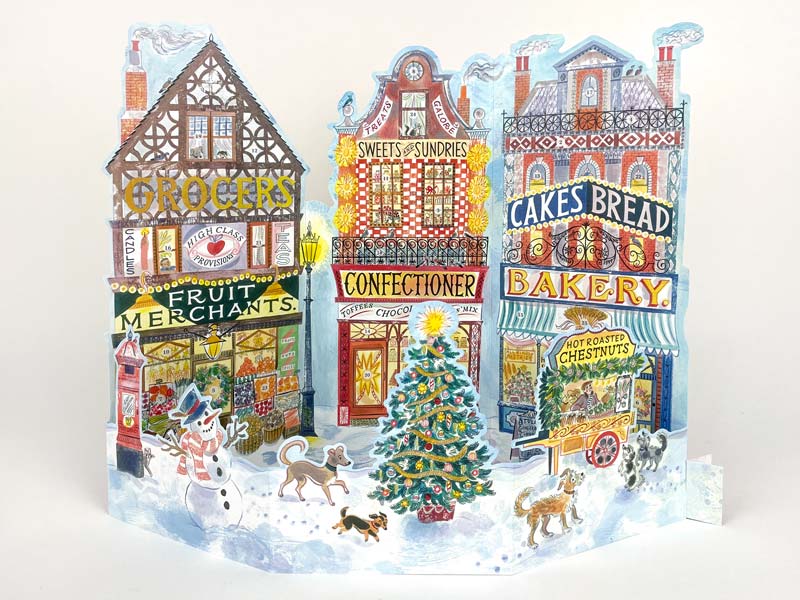 High Street Free-standing Advent Calendar