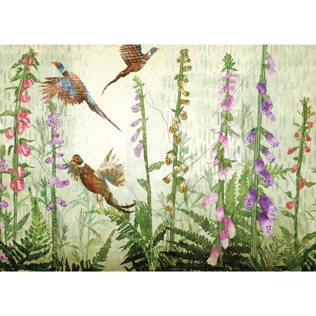 Pheasants Greeting Card