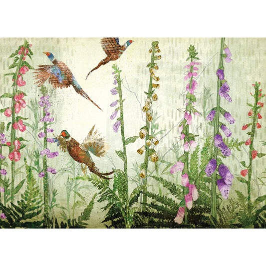 Pheasants Greeting Card