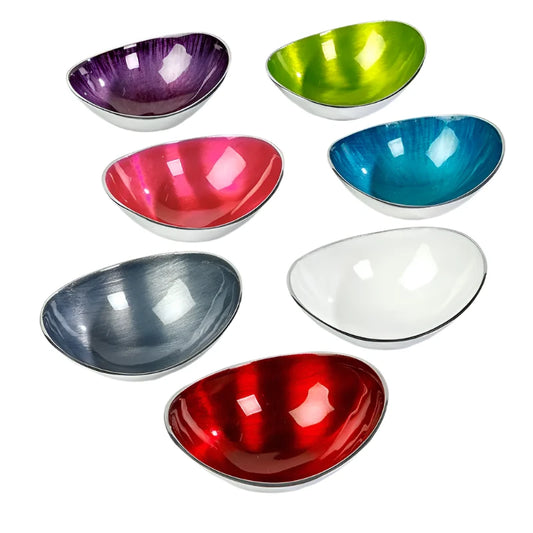 Pink Oval Snack Bowl