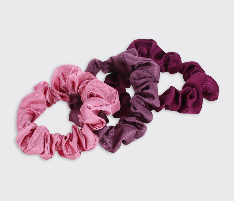 Pink Trio Scrunchies