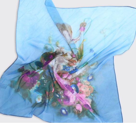 Beth Blue Scarf
