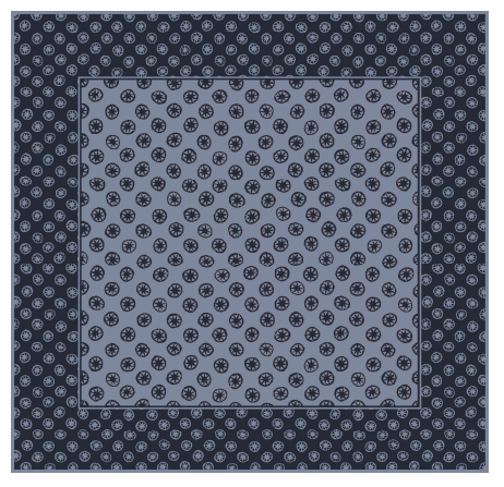 Blue Spot Silk Scarf