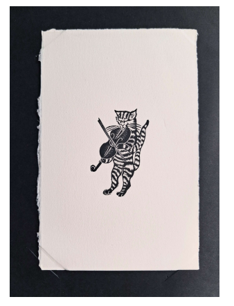 Cat and Fiddle Original Print