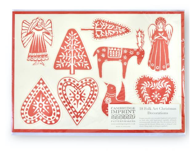 Folk Art Christmas Decorations
