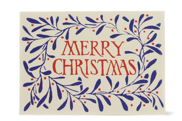Merry Christmas Wreath Card
