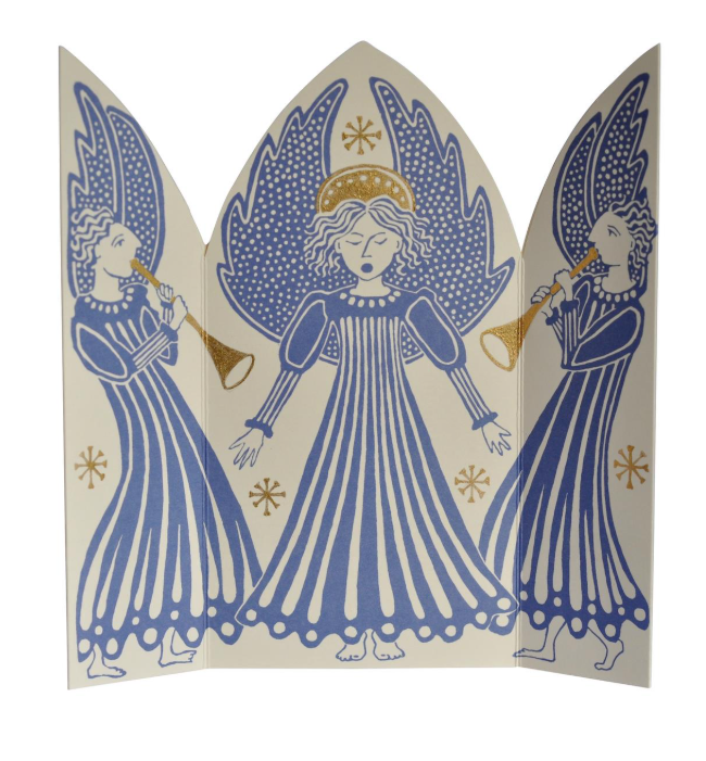Choir of Angels Triptych Card