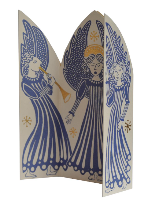 Choir of Angels Triptych Card