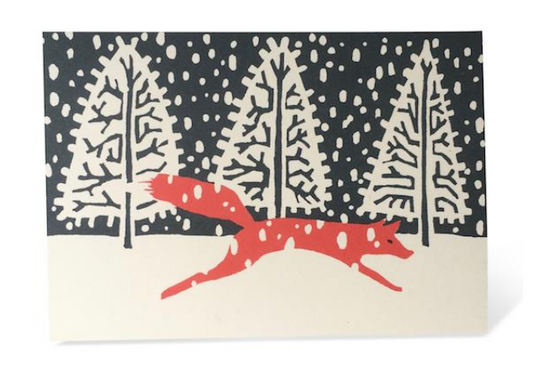 Fox in Winter Christmas Card Pack