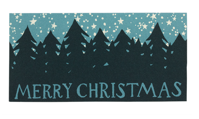 Starry Starry Night Christmas Card