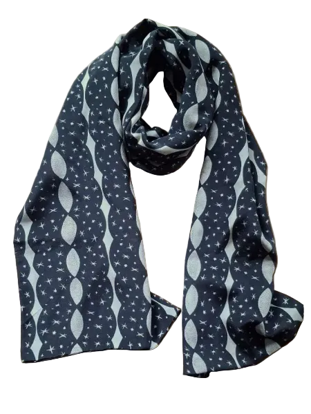 Fairy and Stipple Silk Scarf