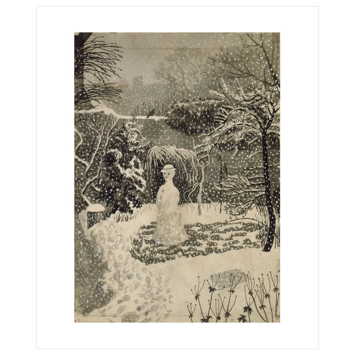 Snow Woman Greeting Card