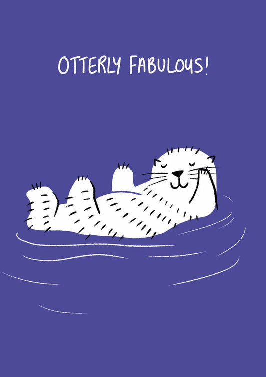 Otterly Fabulous Greeting Card