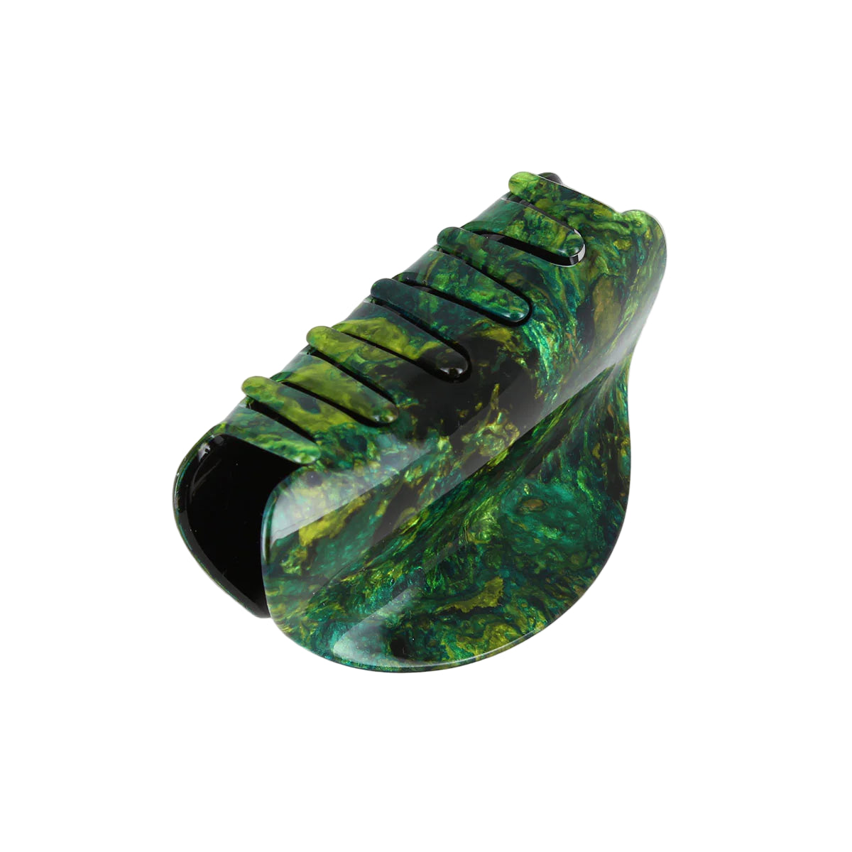 Athena Chunky Green Claw Clip