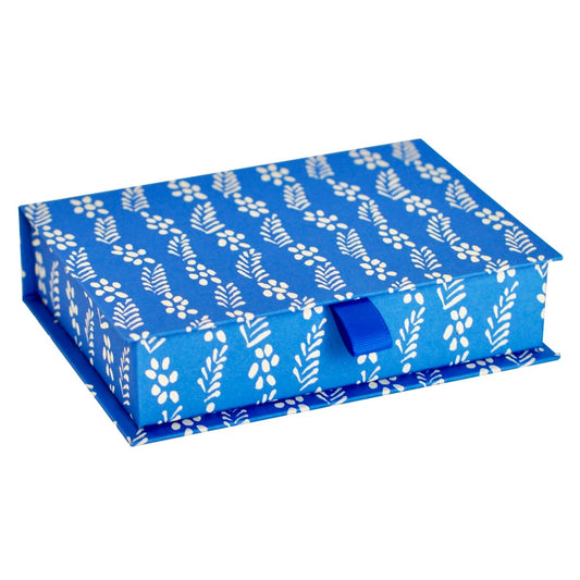 Blue Necktie Postcard Box