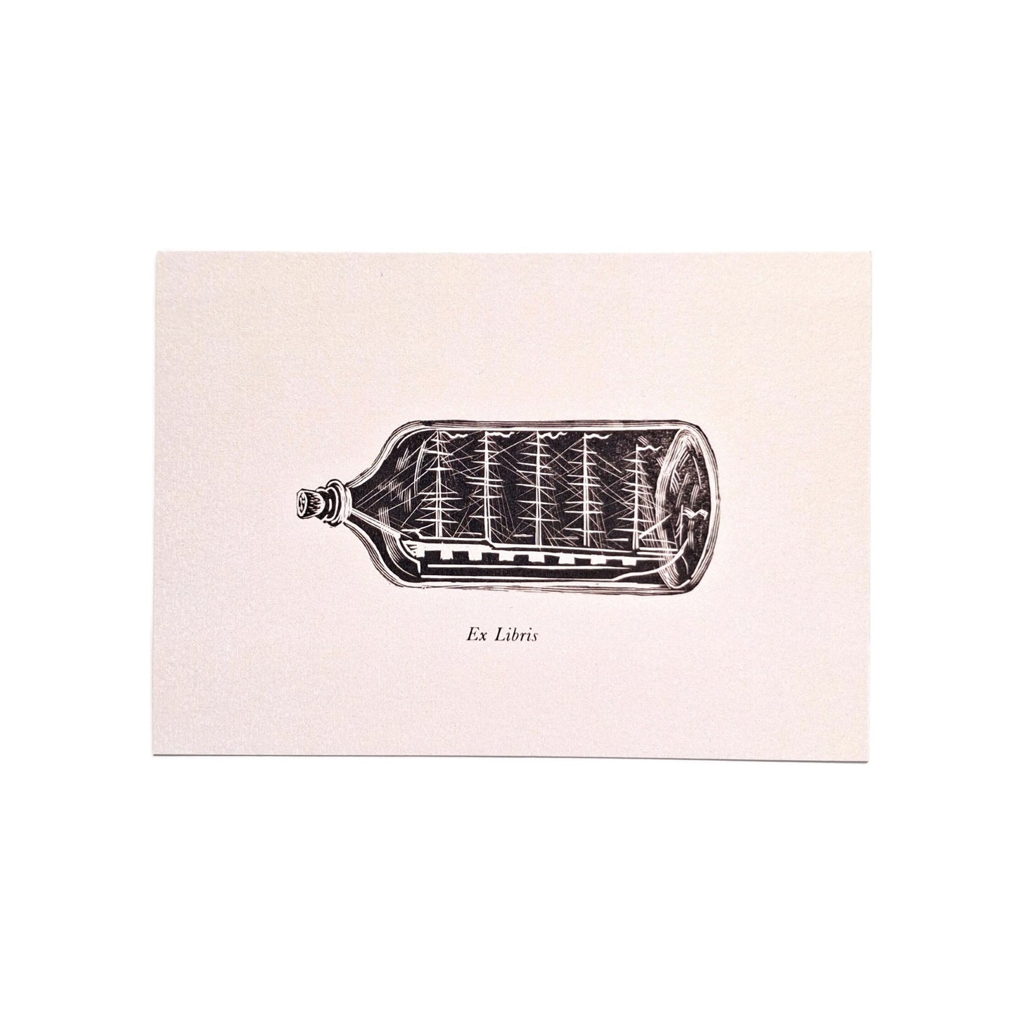 Ship in a Bottle Postcard Enid Marx