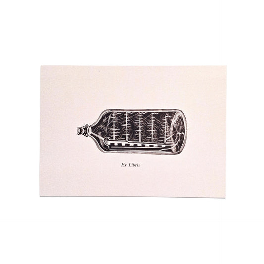 Ship in a Bottle Postcard Enid Marx