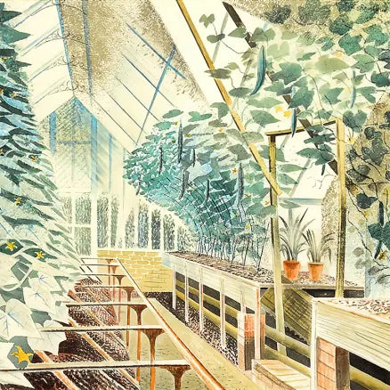 Cucumber House Card by Eric Ravilious