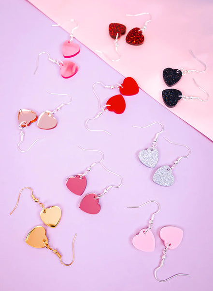 Heart Charm Earrings by Tatty Devine
