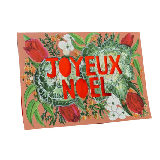 Joyeux Noel Greetings Card