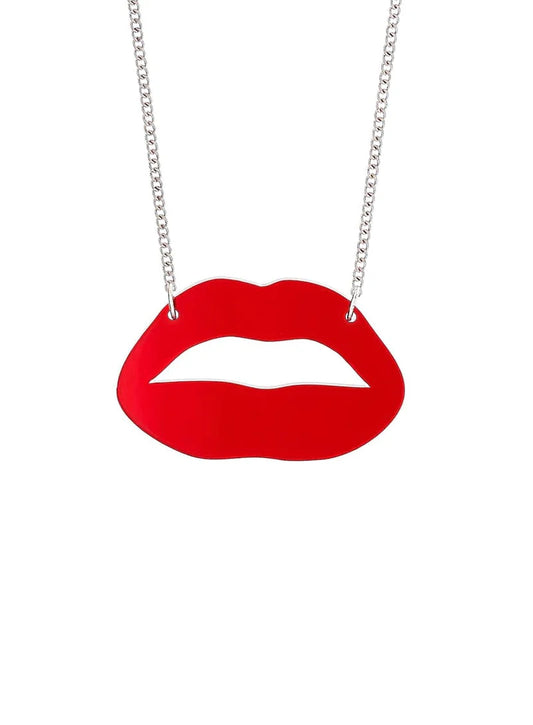 Lipstick Kiss Necklace