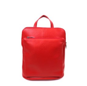 Large Square Leather Backpack- Various Colours