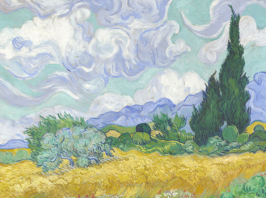 Wheatfield Greeting Card