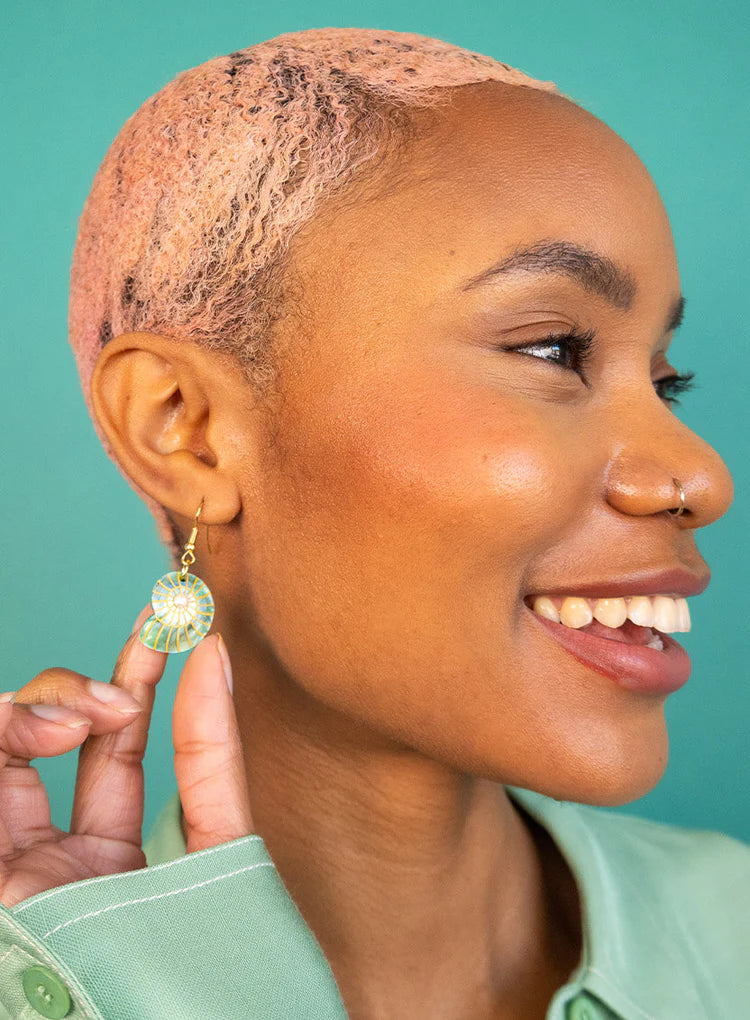 Spiral Shell Earrings