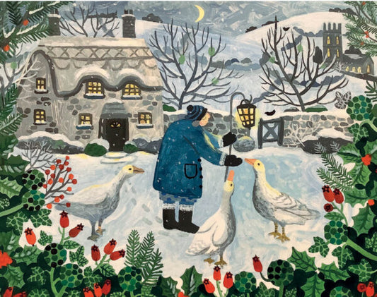 Geese Christmas Greeting Cards