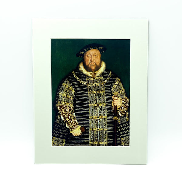 King Henry VIII by Hans Holbein the Younger ( About 1497–1543) | Mounted Fine Art Print