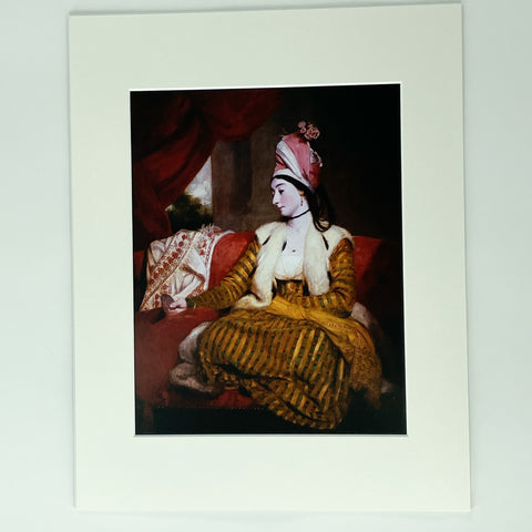 Mrs Baldwin Mounted Print