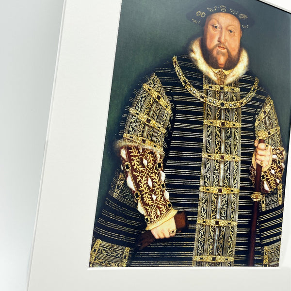 King Henry VIII by Hans Holbein the Younger ( About 1497–1543) | Mounted Fine Art Print