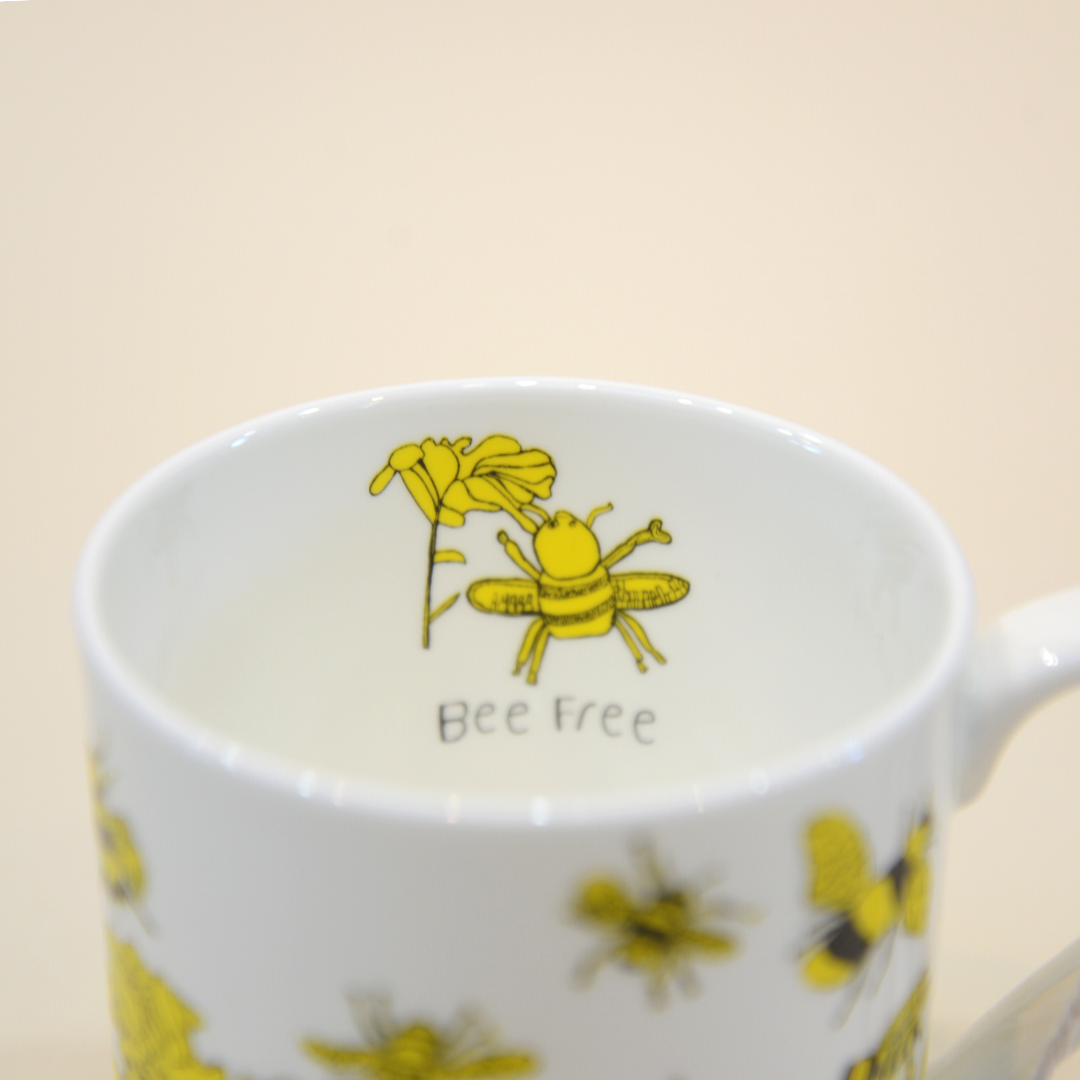 Bee Free Fine Bone China Mug