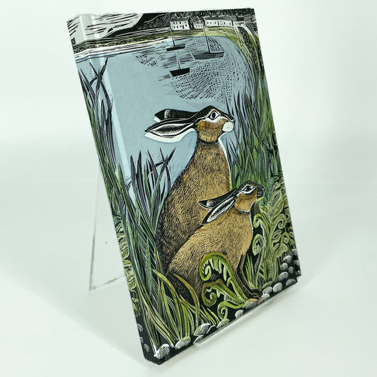 Angela Harding: Rathlin Hares, Foiled Journal (Flame Tree Notebooks)