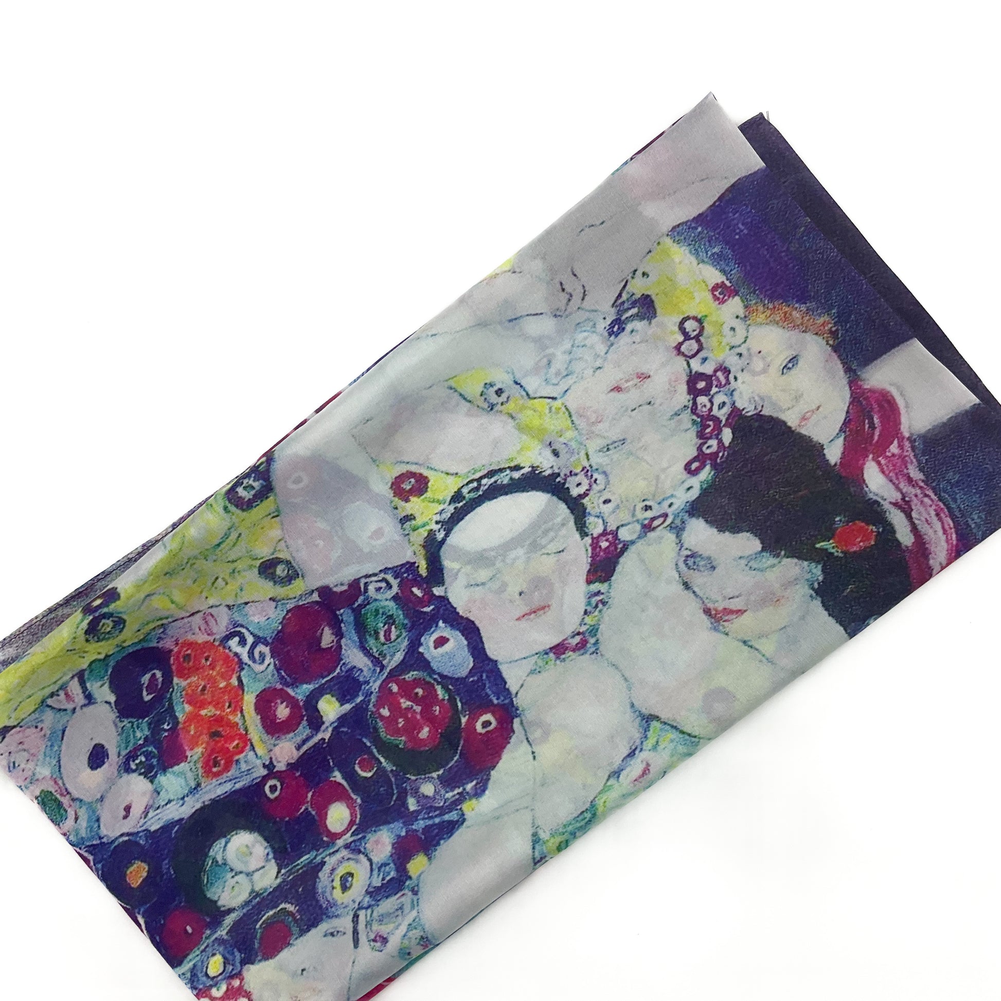 Beautiful Gustav Klimt silk scarf.